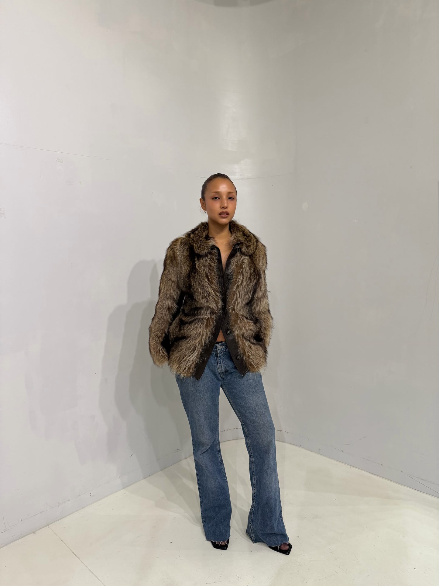 realleather&fur jacket