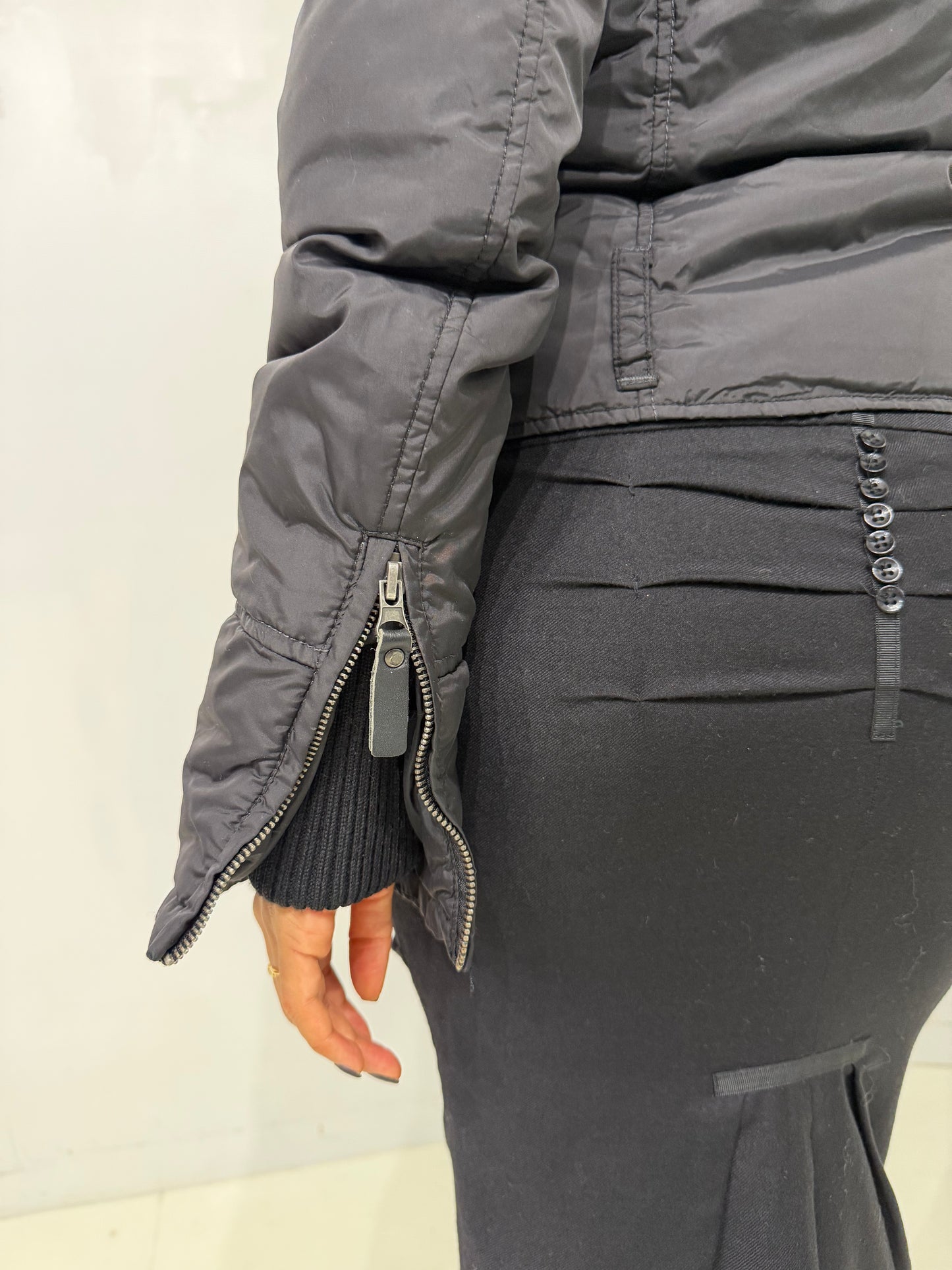 MissSixty black short down jacket