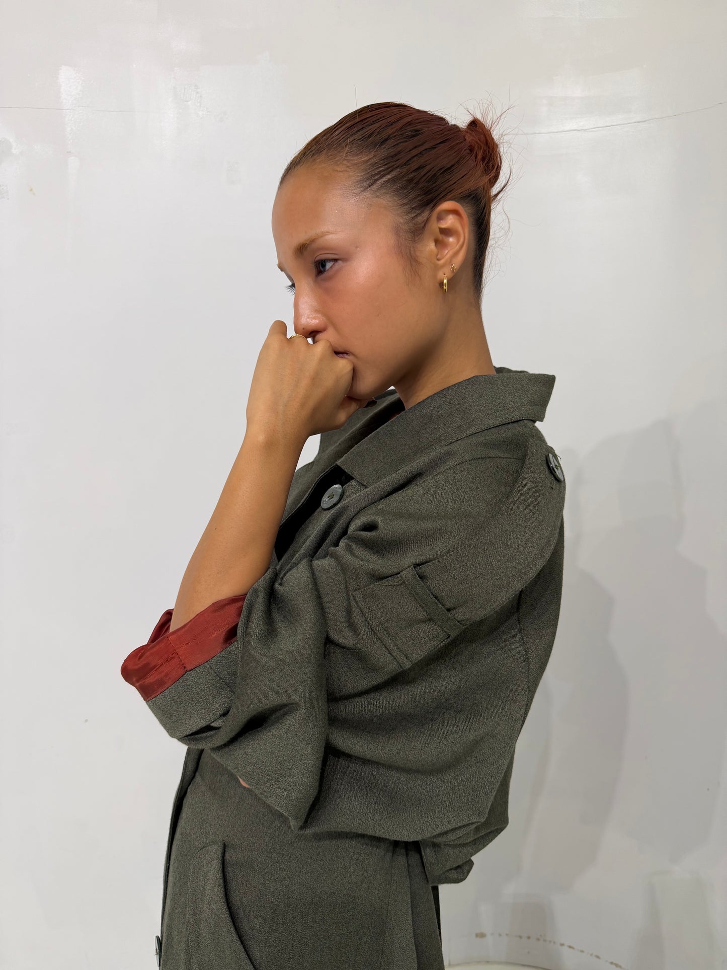 J.Gallery khaki long coat