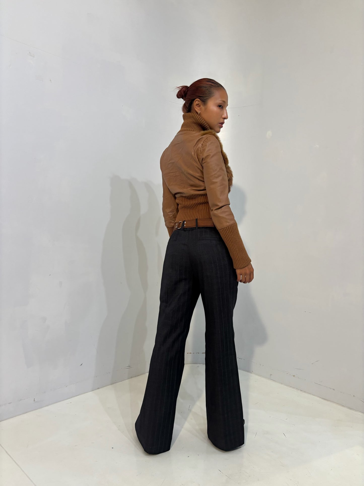 Guess brown Leather Belt