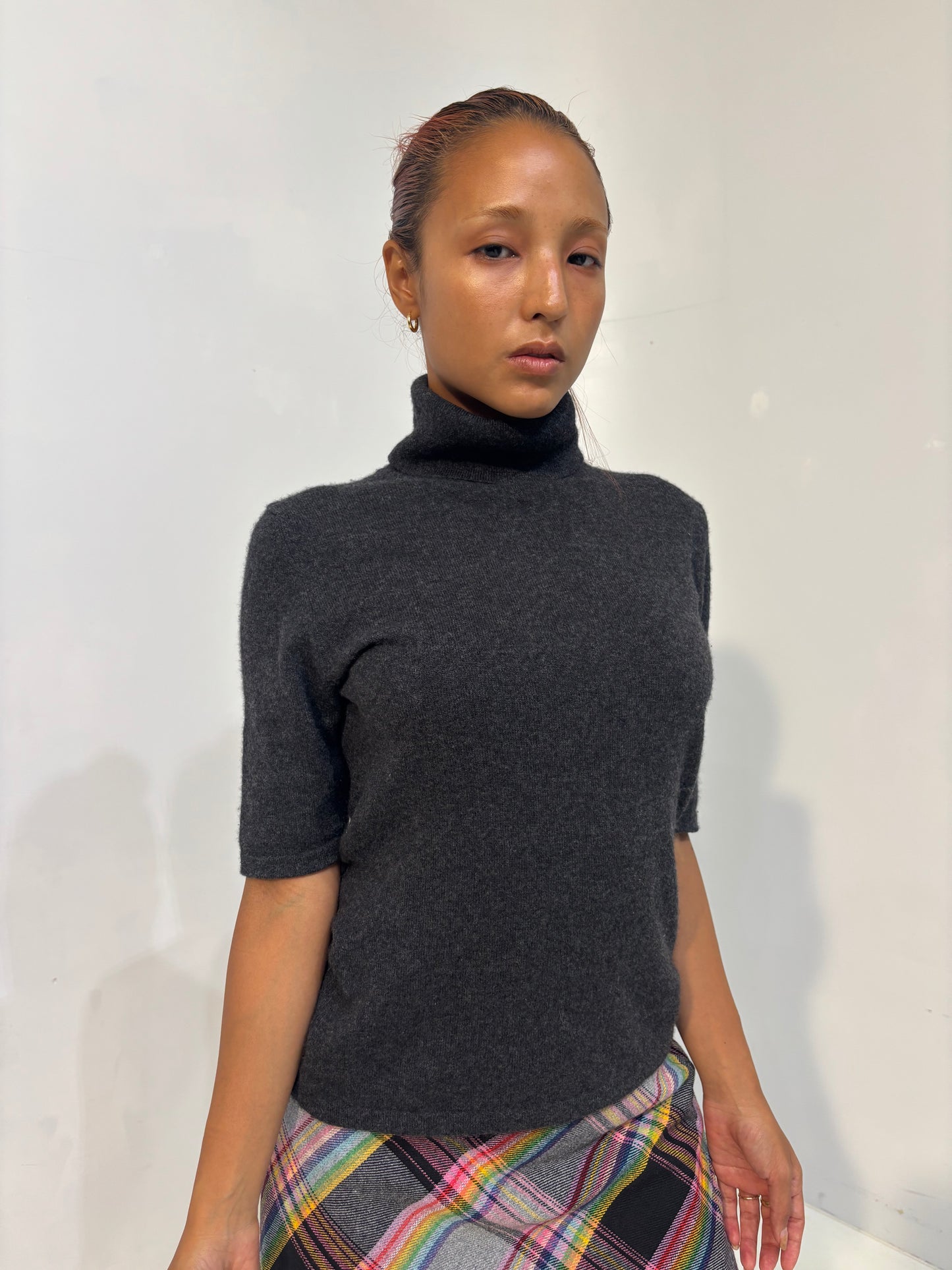 cashmere turtleneck knit