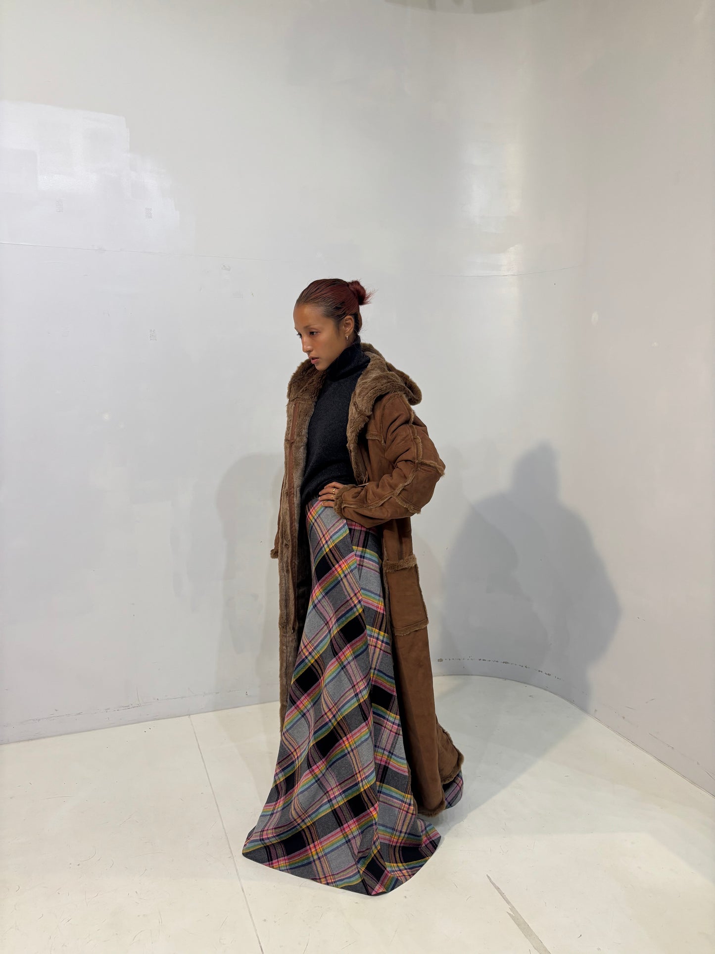 long  boa coat
