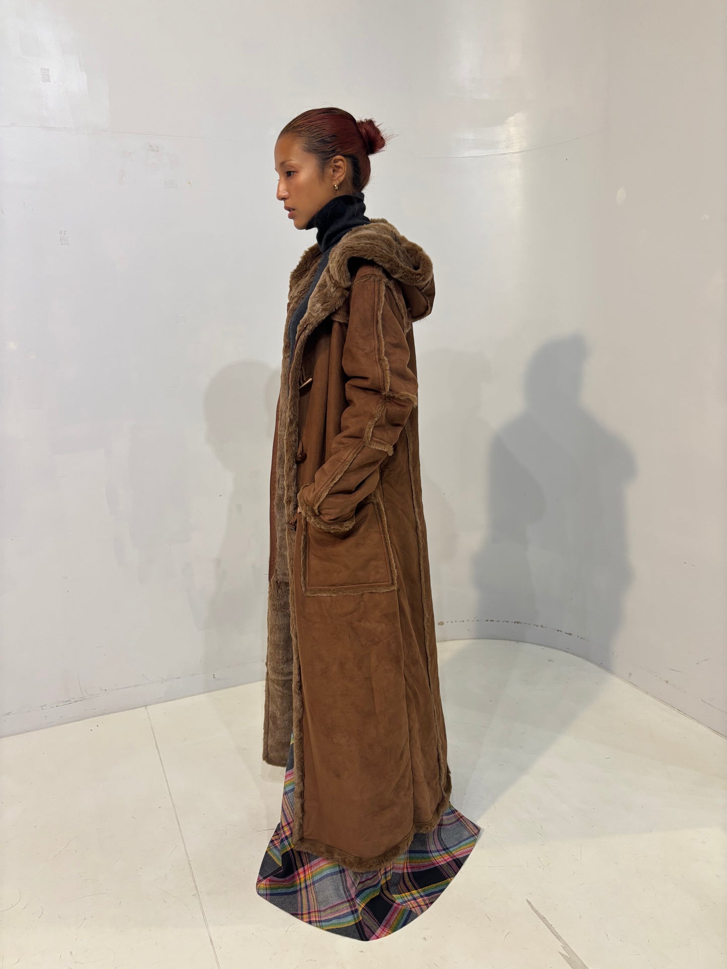 long  boa coat