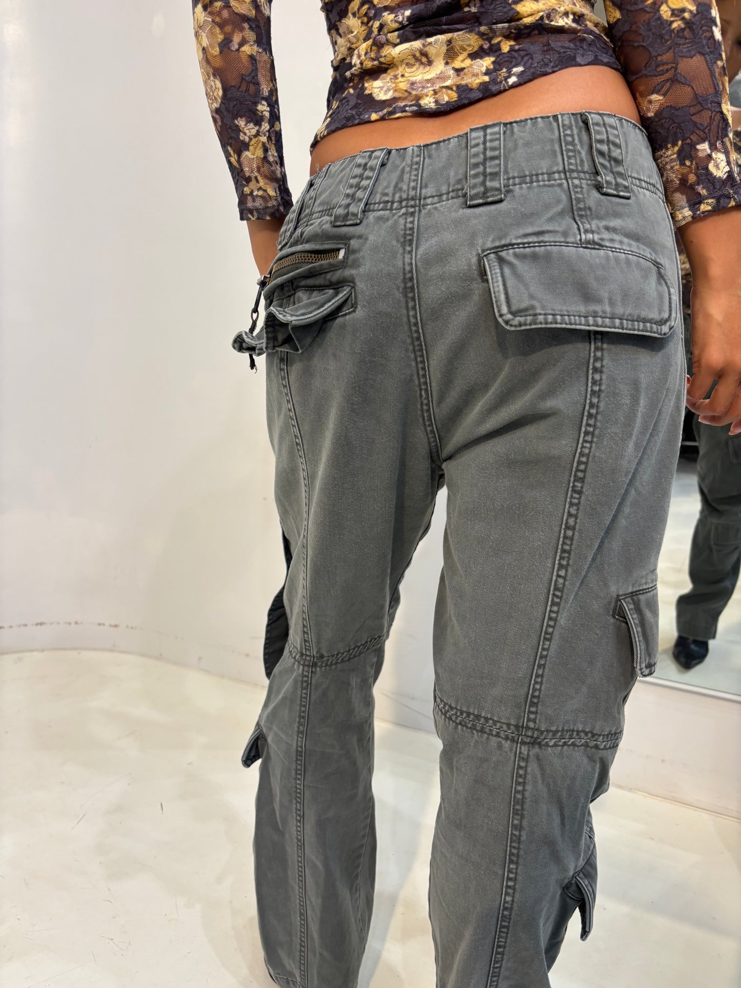 khaki cargo pants