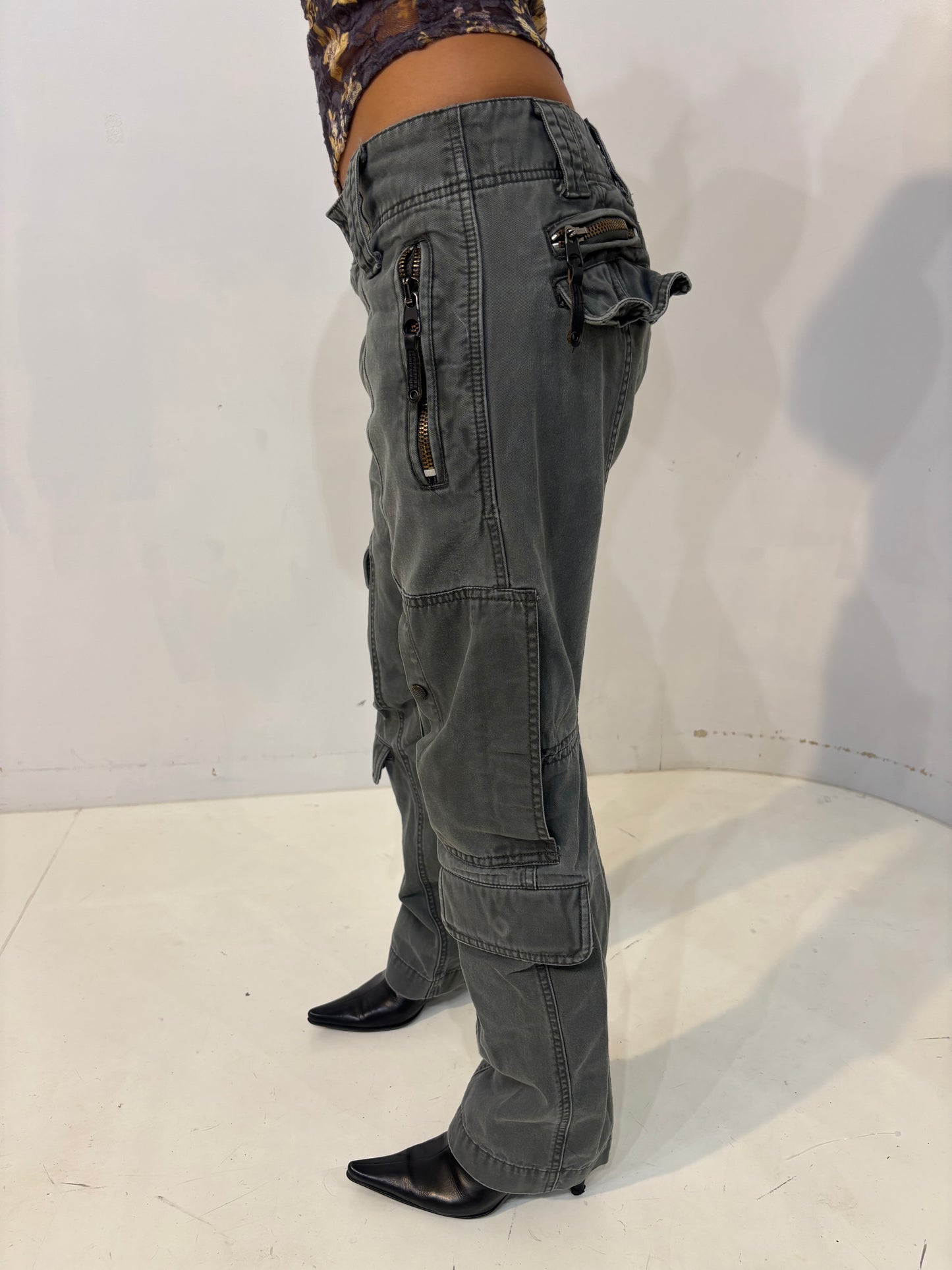 khaki cargo pants