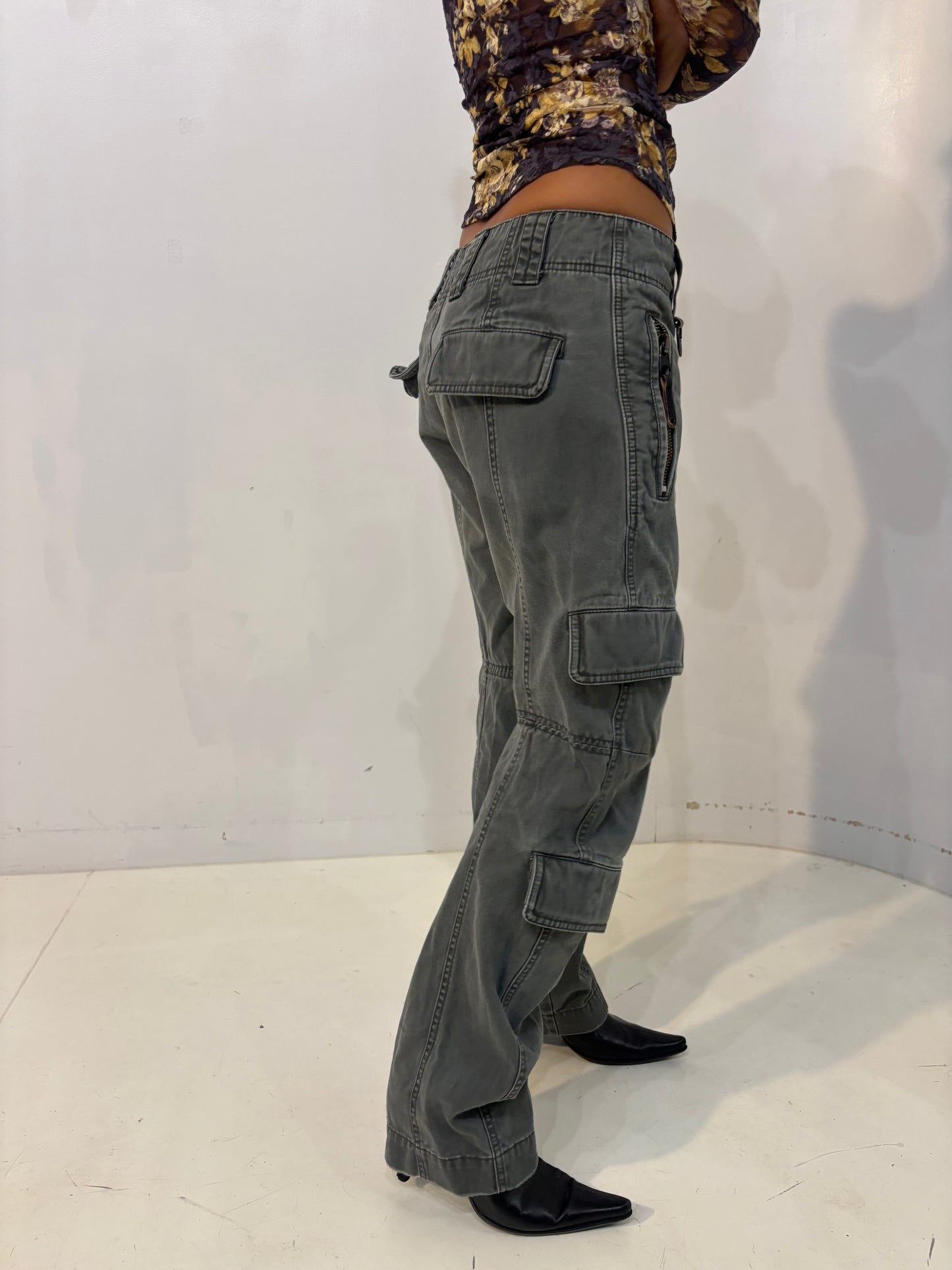 khaki cargo pants