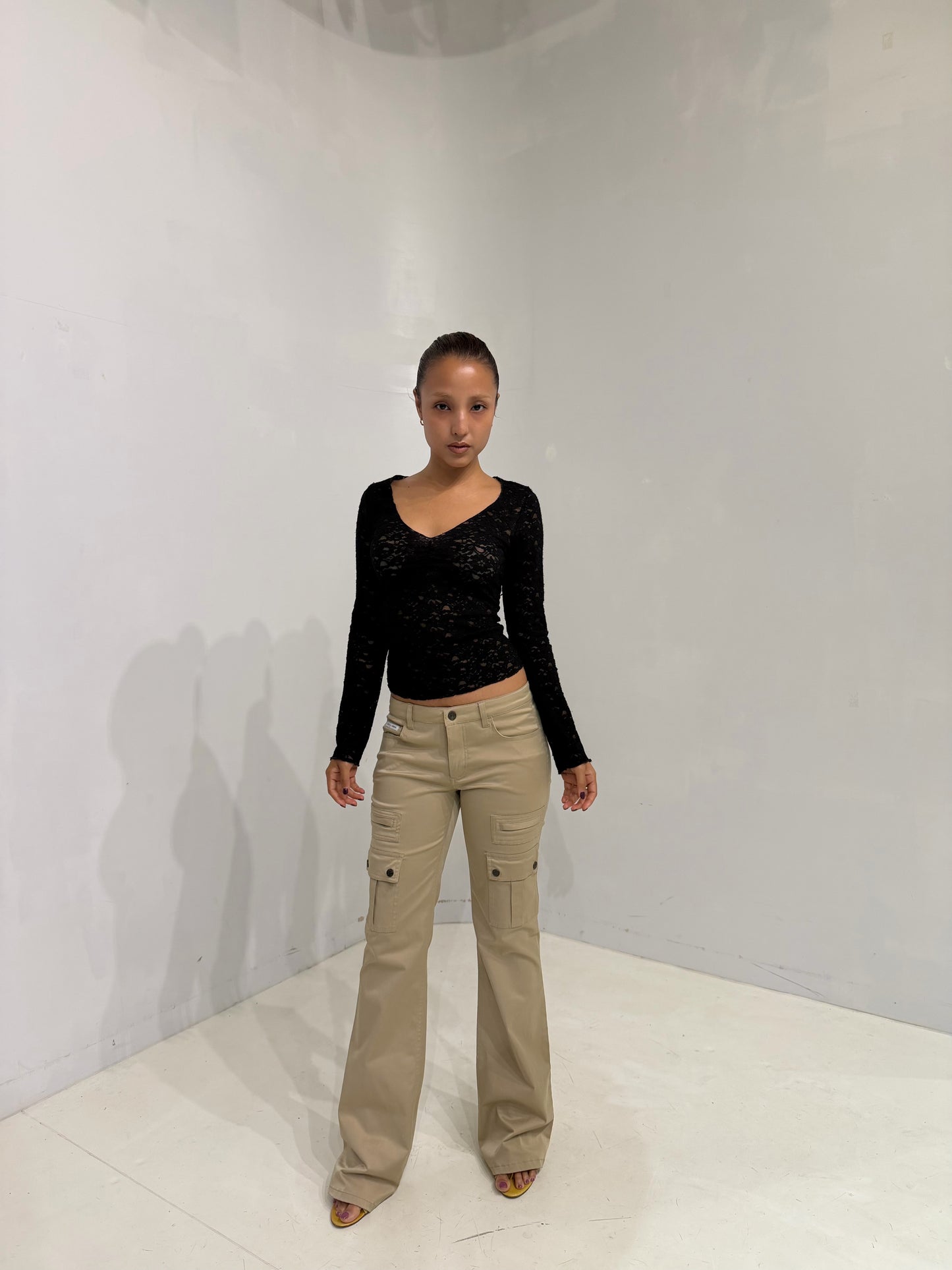 beige cargo pants