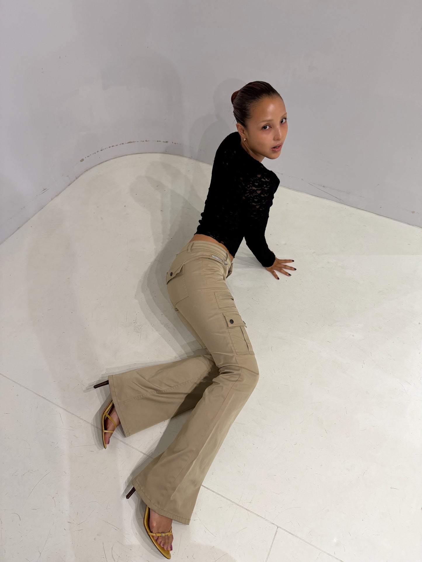 beige cargo pants