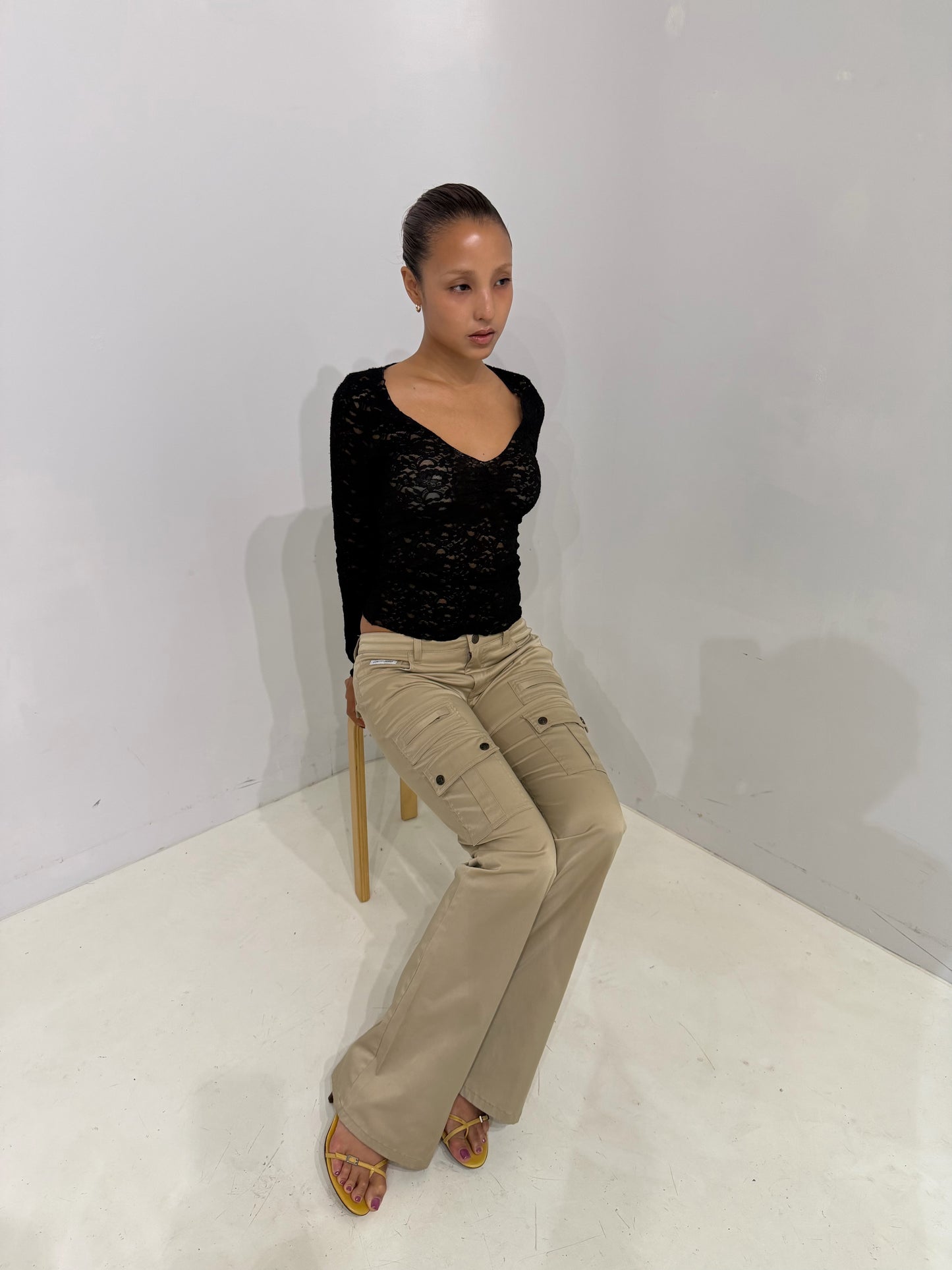 beige cargo pants