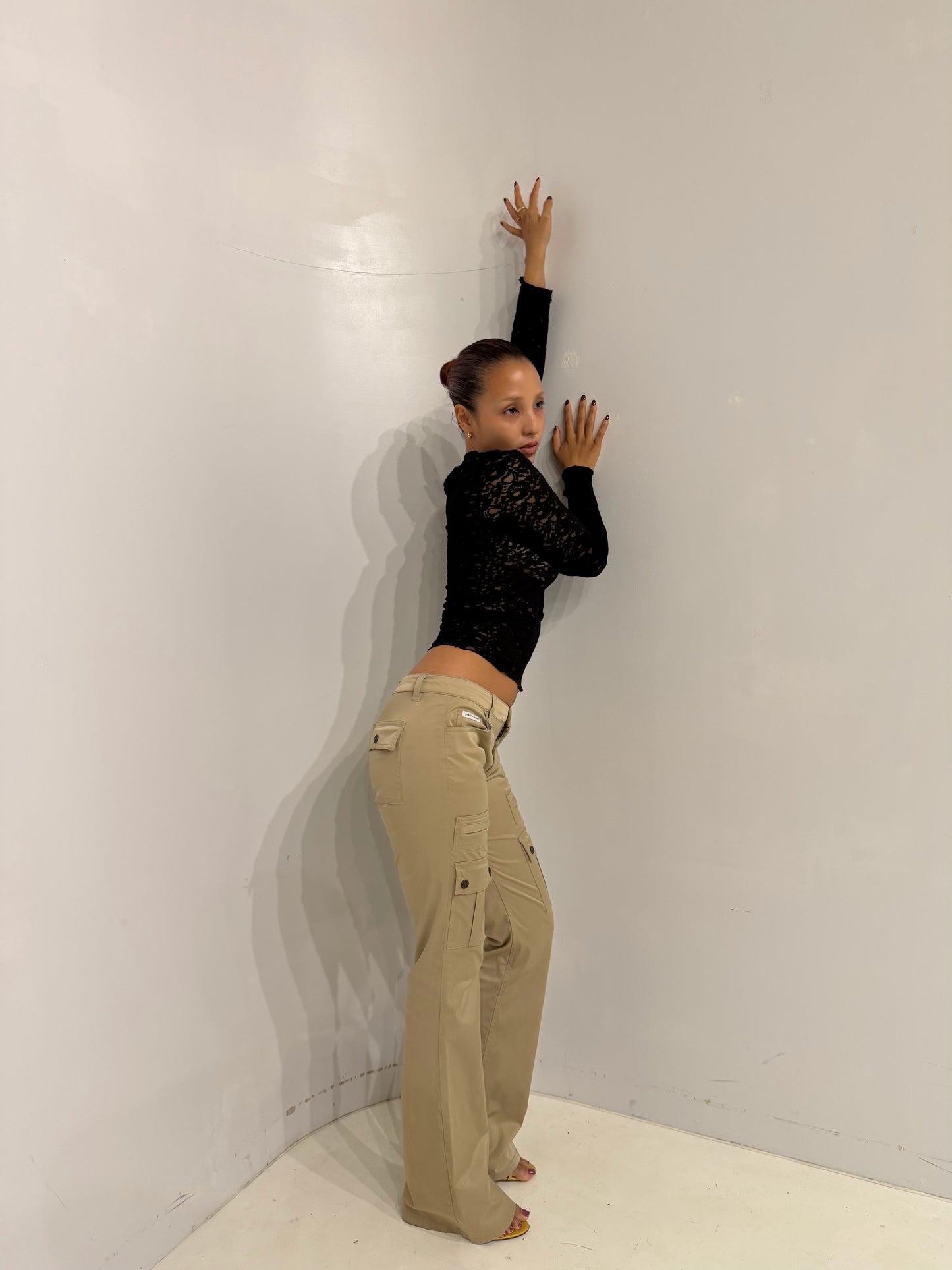 beige cargo pants