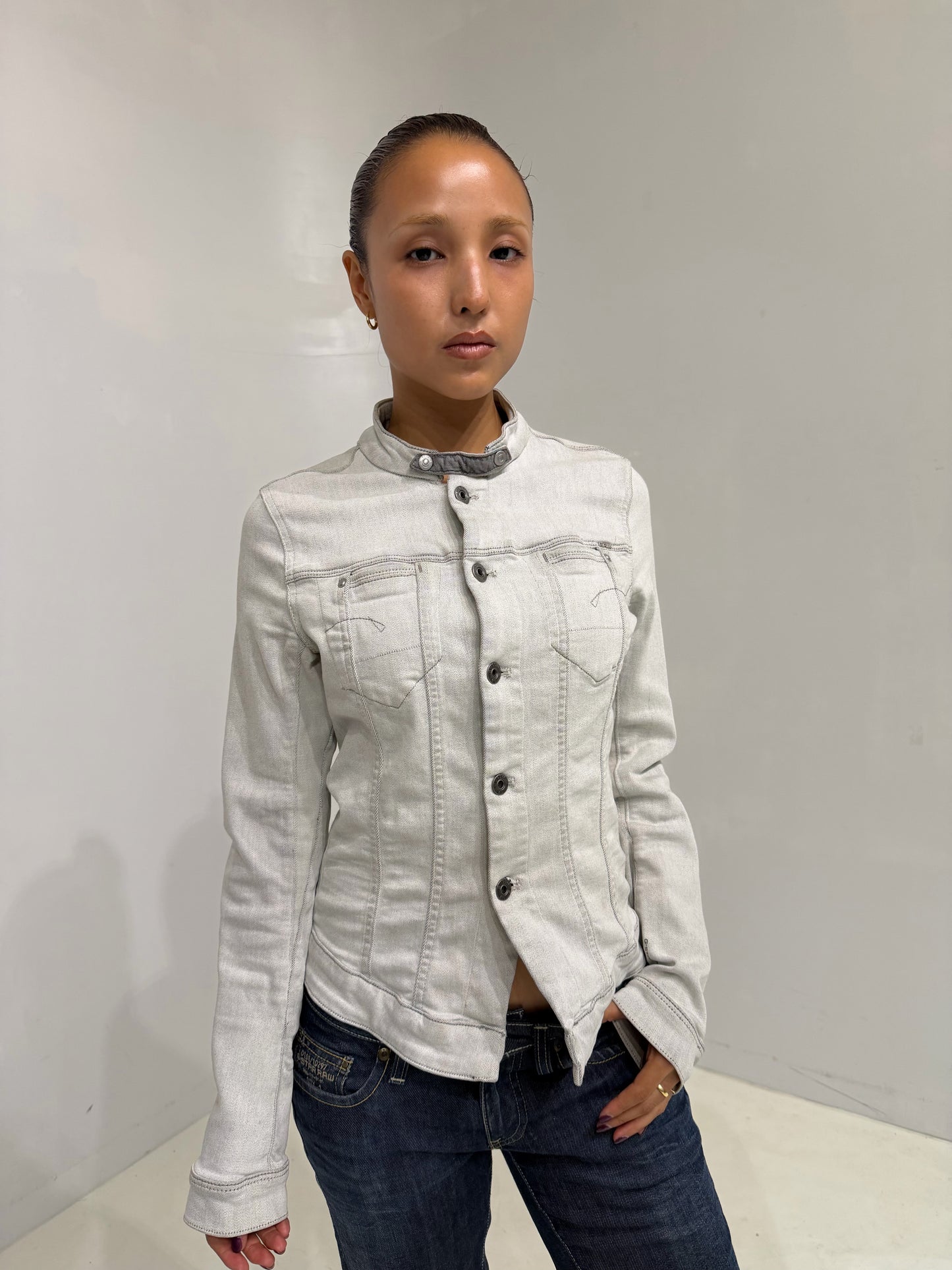 GSTAR white denim jacket