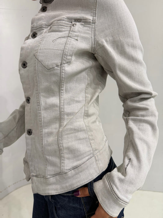 GSTAR white denim jacket