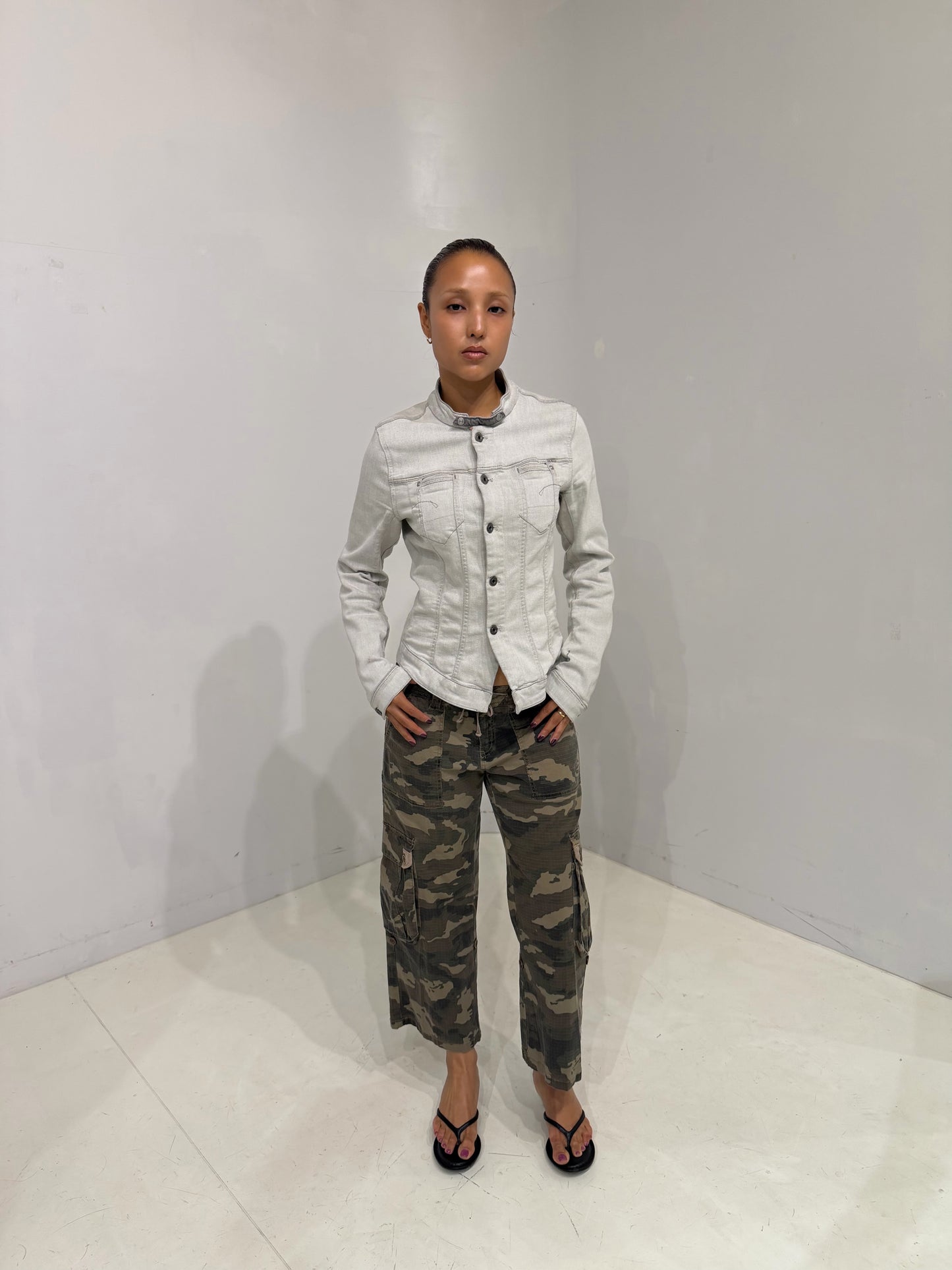 GSTAR white denim jacket