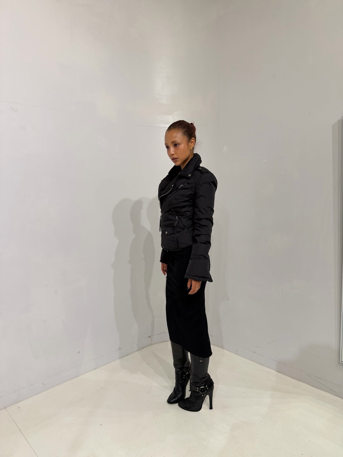 MissSixty black short down jacket