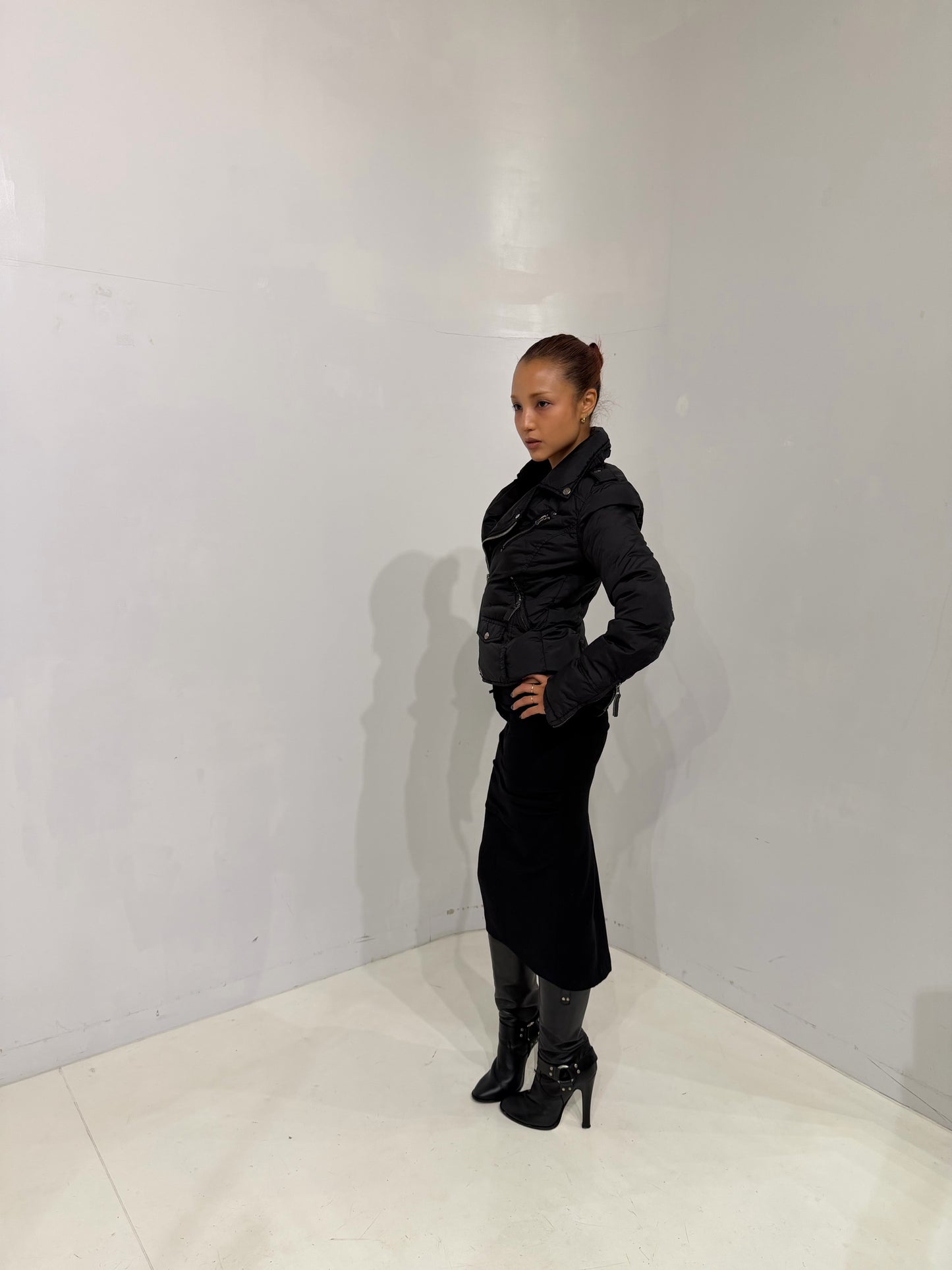 MissSixty black short down jacket