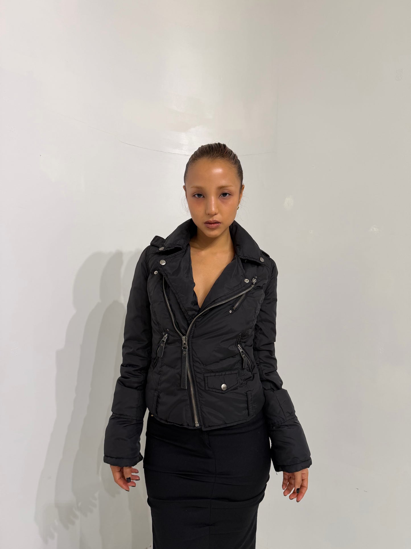 MissSixty black short down jacket