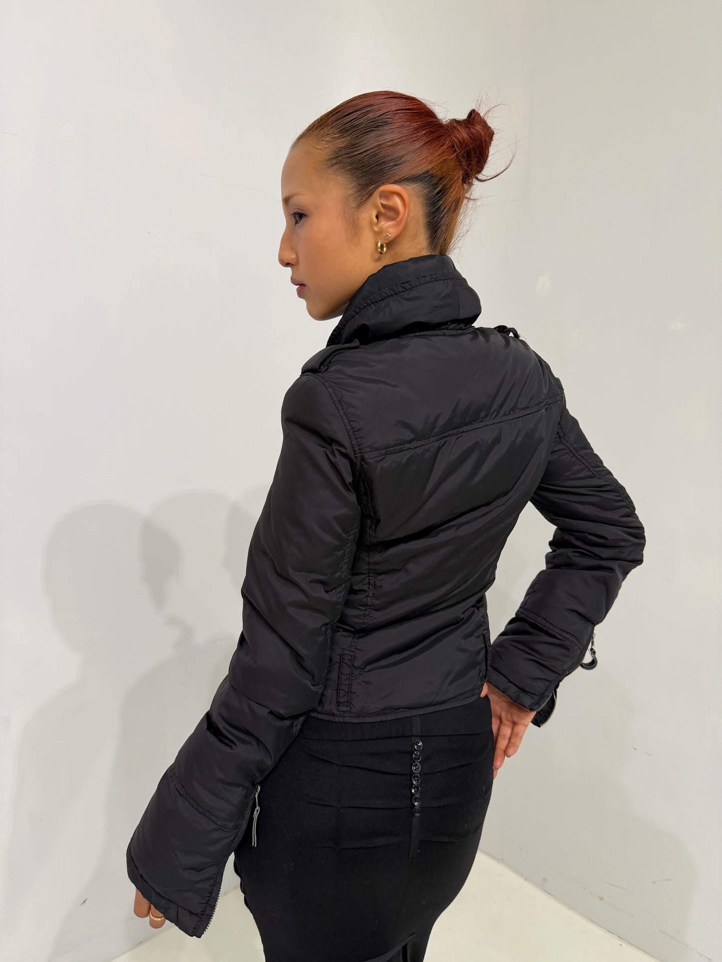 MissSixty black short down jacket