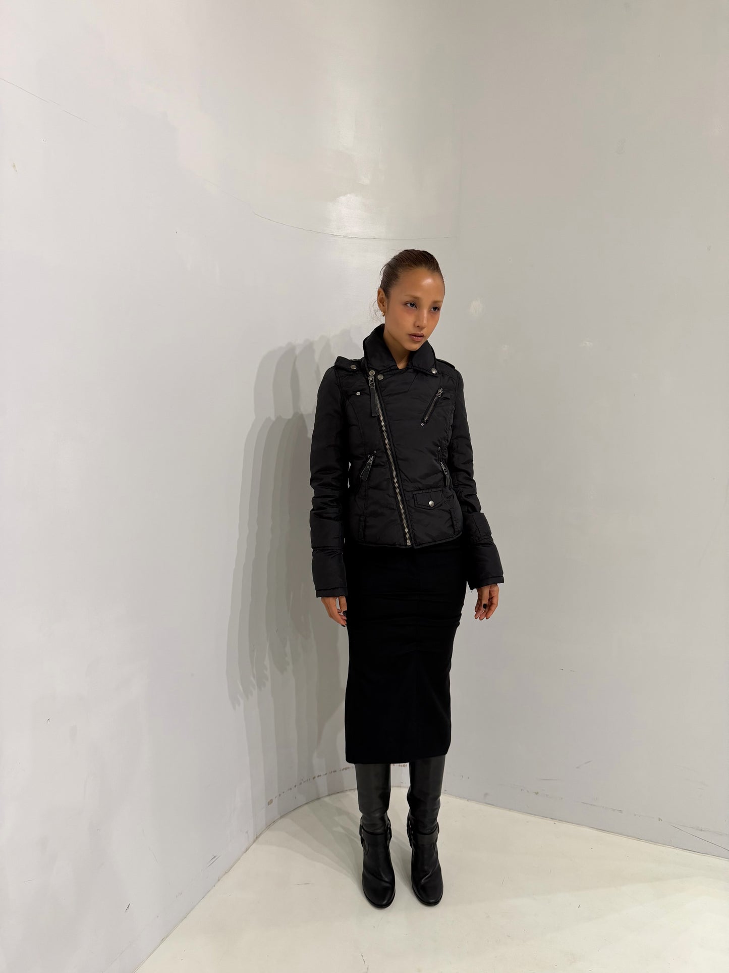 MissSixty black short down jacket