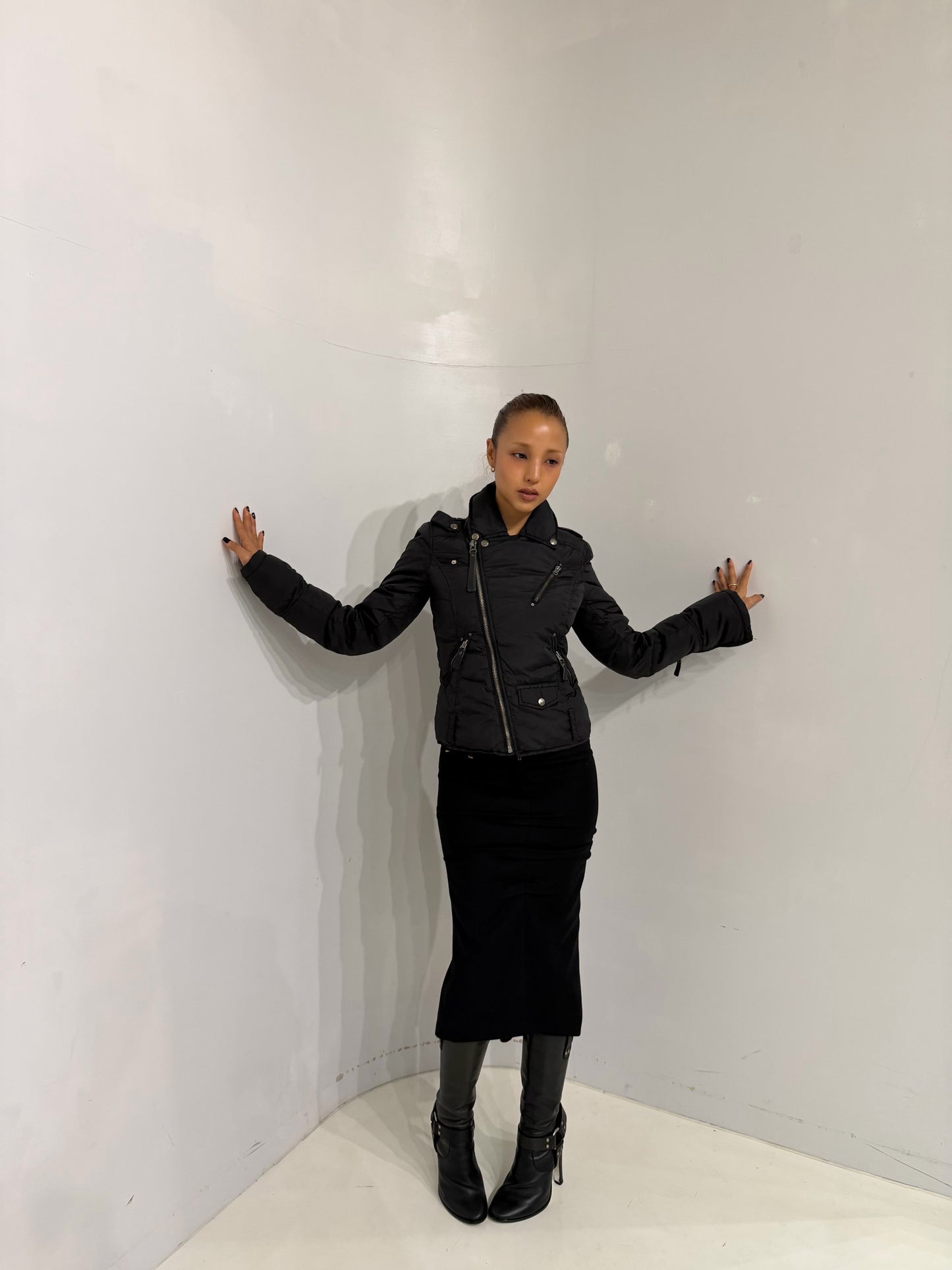 MissSixty black short down jacket