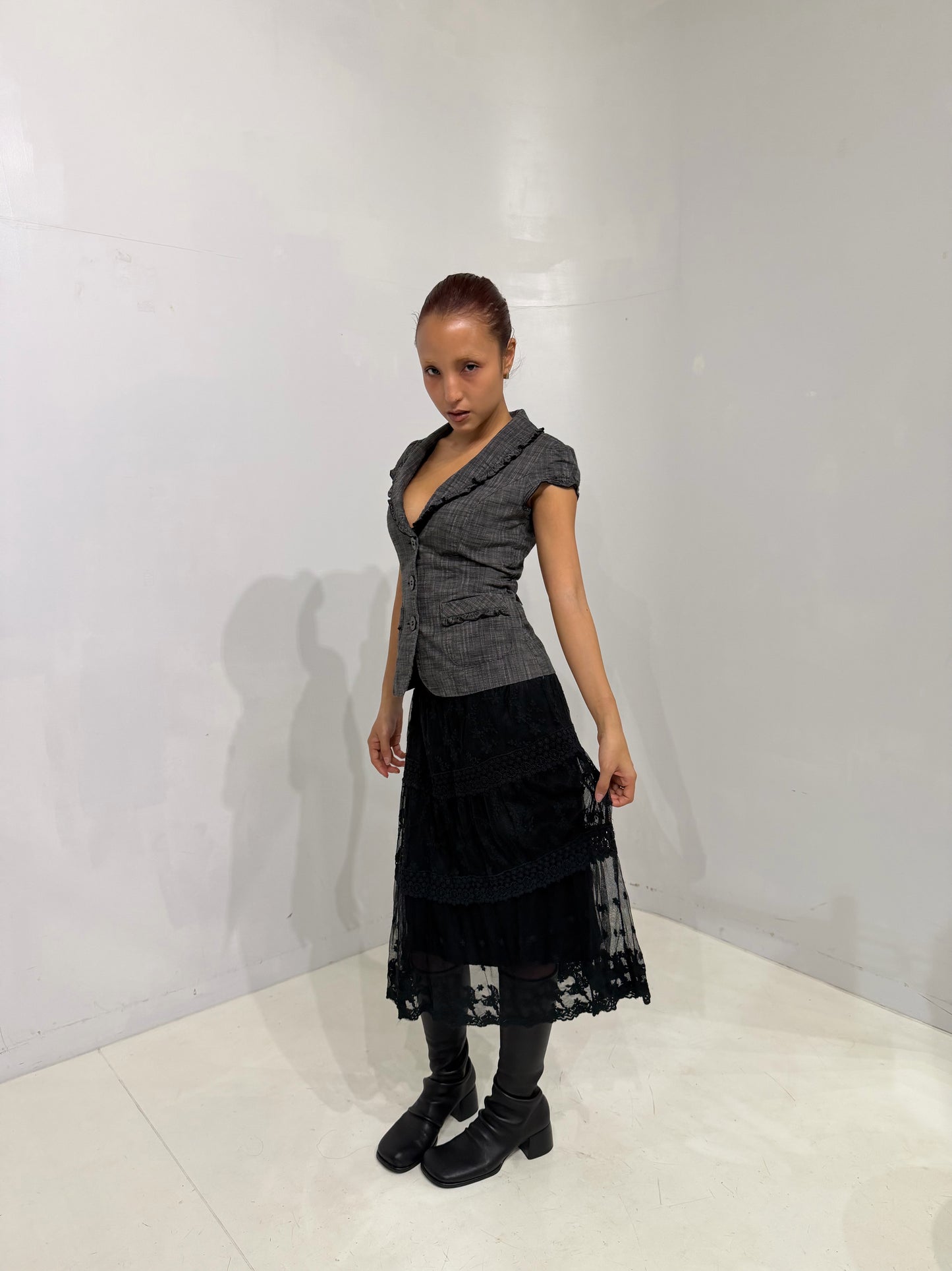 frilled jacket