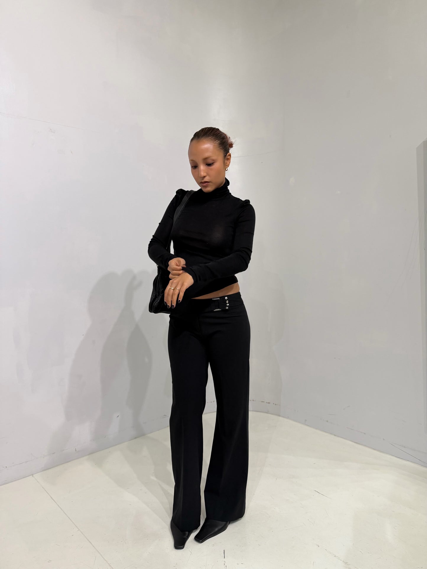 black belted pant