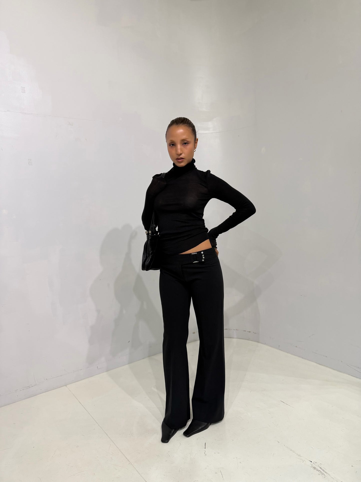 black belted pant