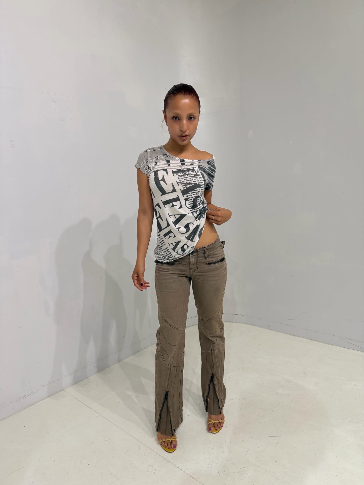 GSTAR beige cargo pants