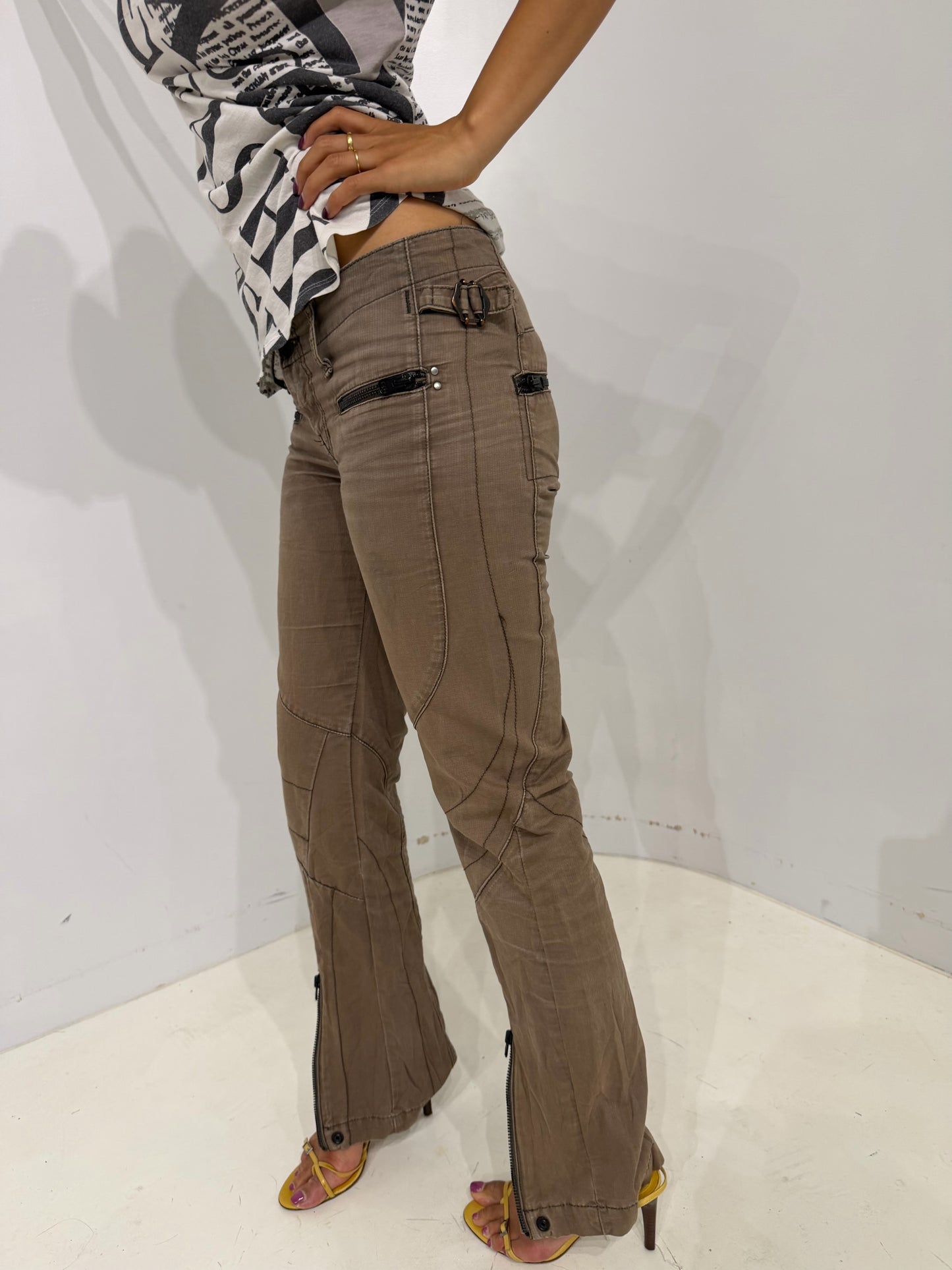 GSTAR beige cargo pants