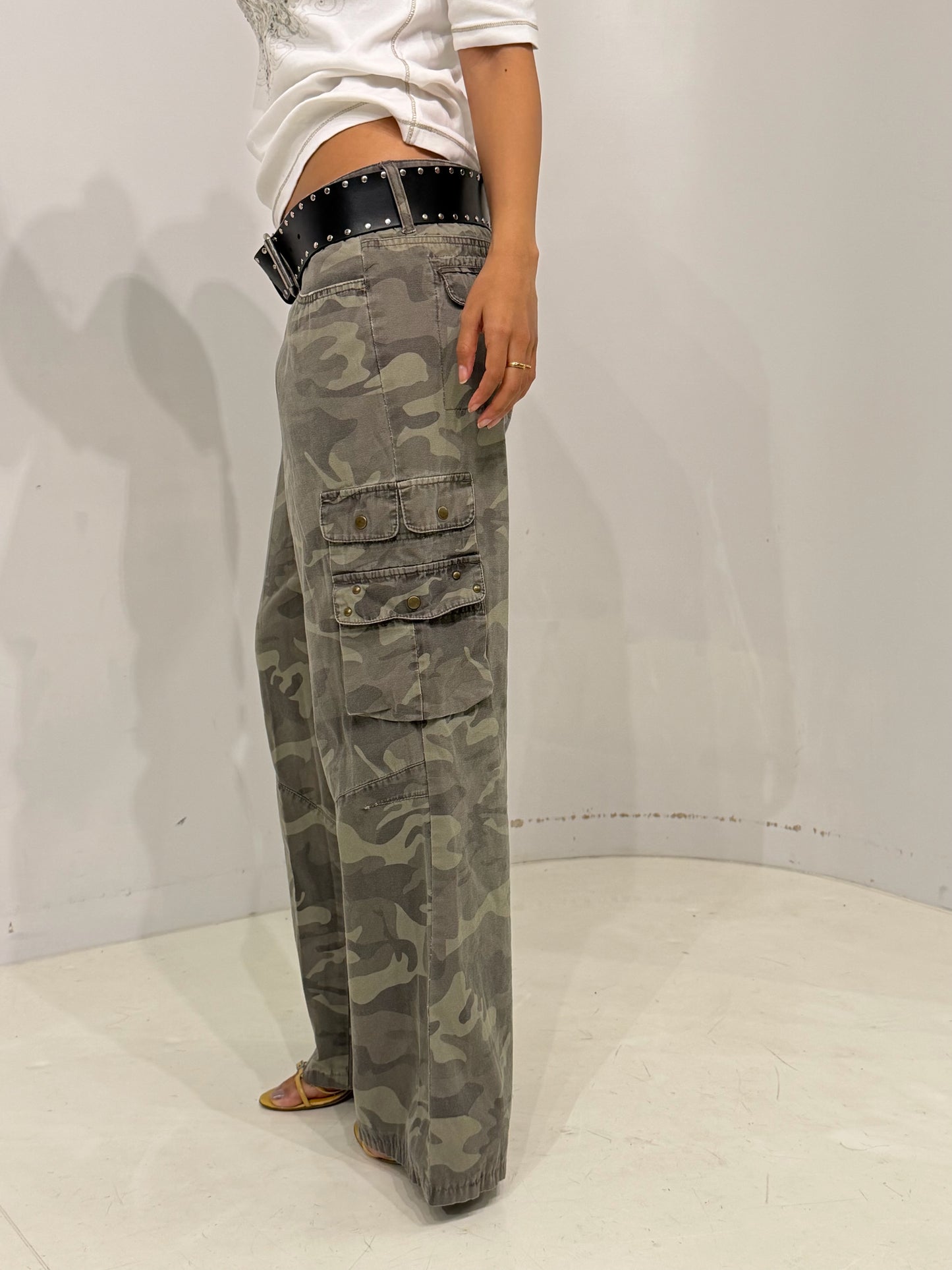 light color camo cargo pants