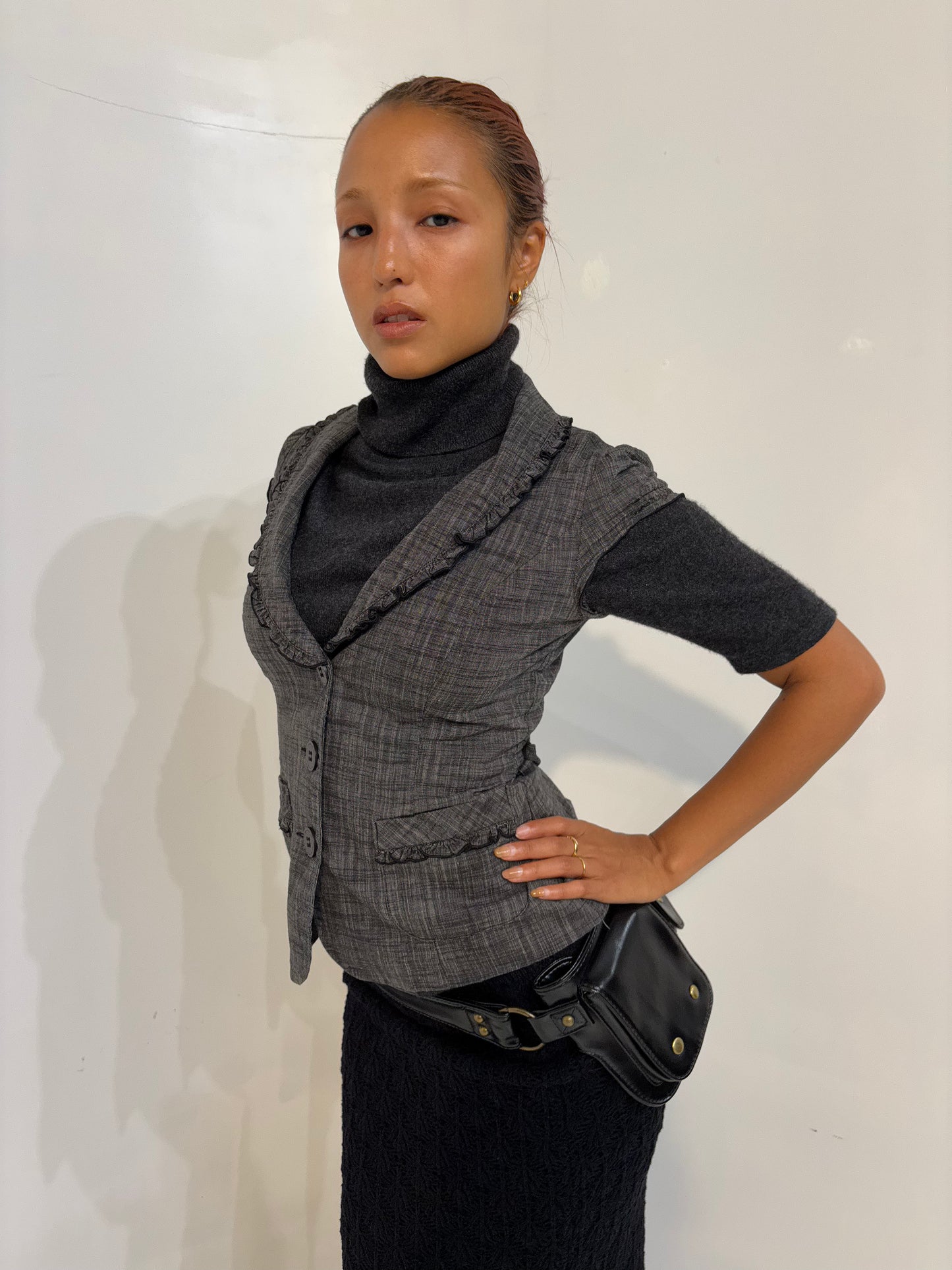 frilled jacket