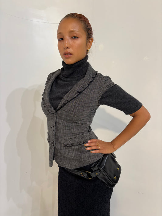 frilled jacket