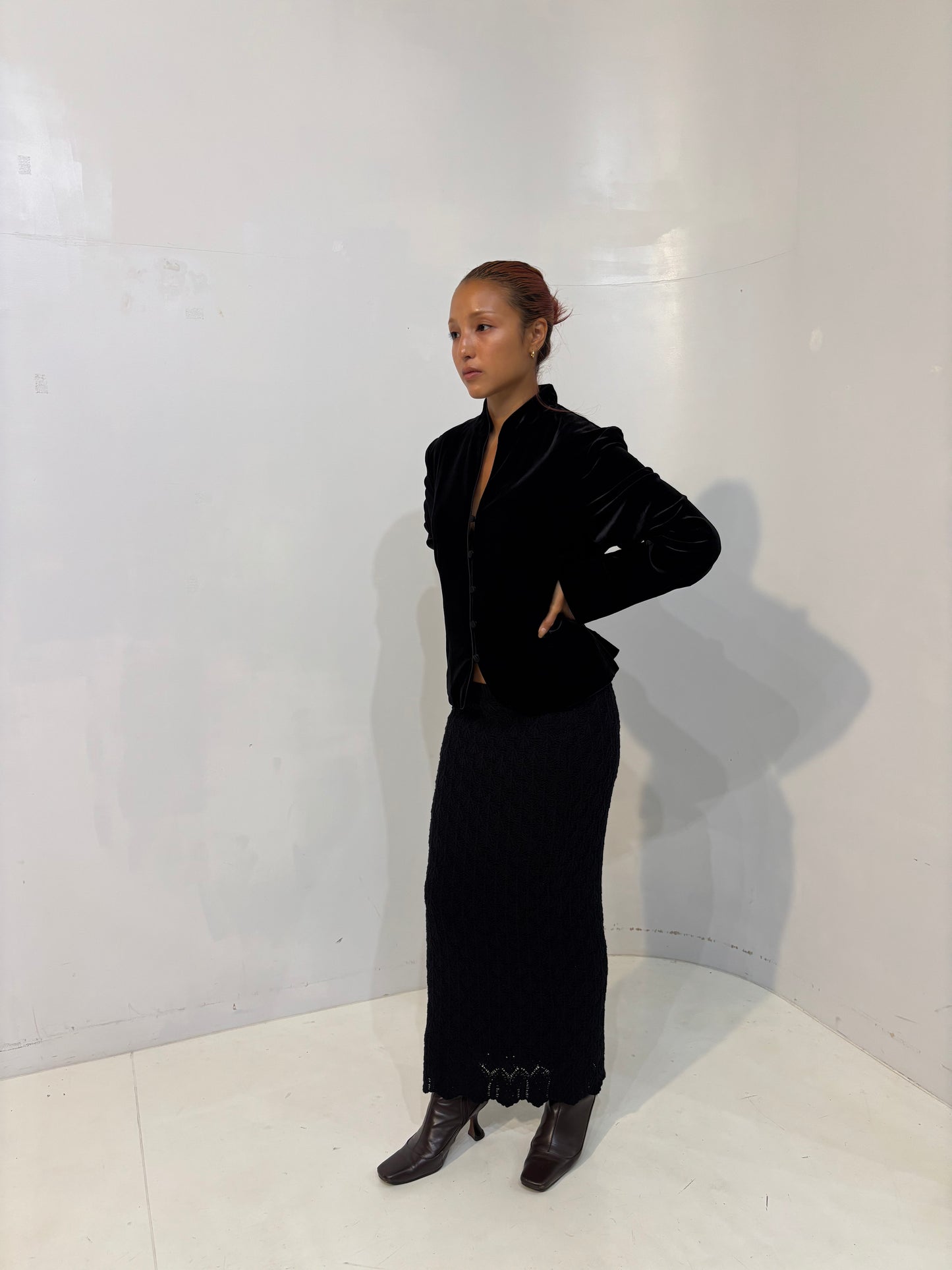 black suede jacket