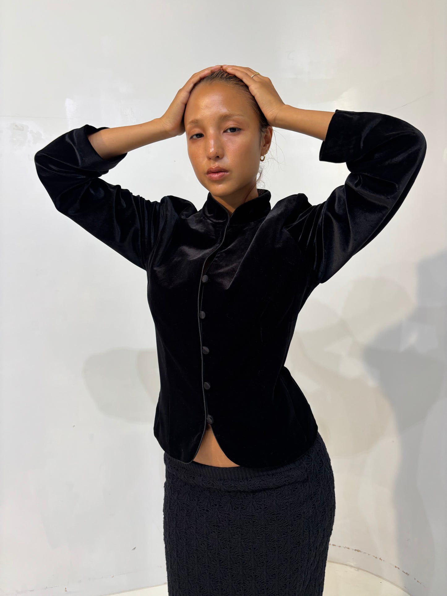 black suede jacket