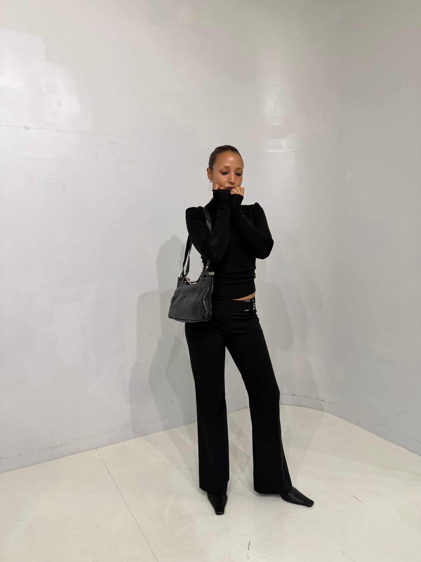 black belted pant