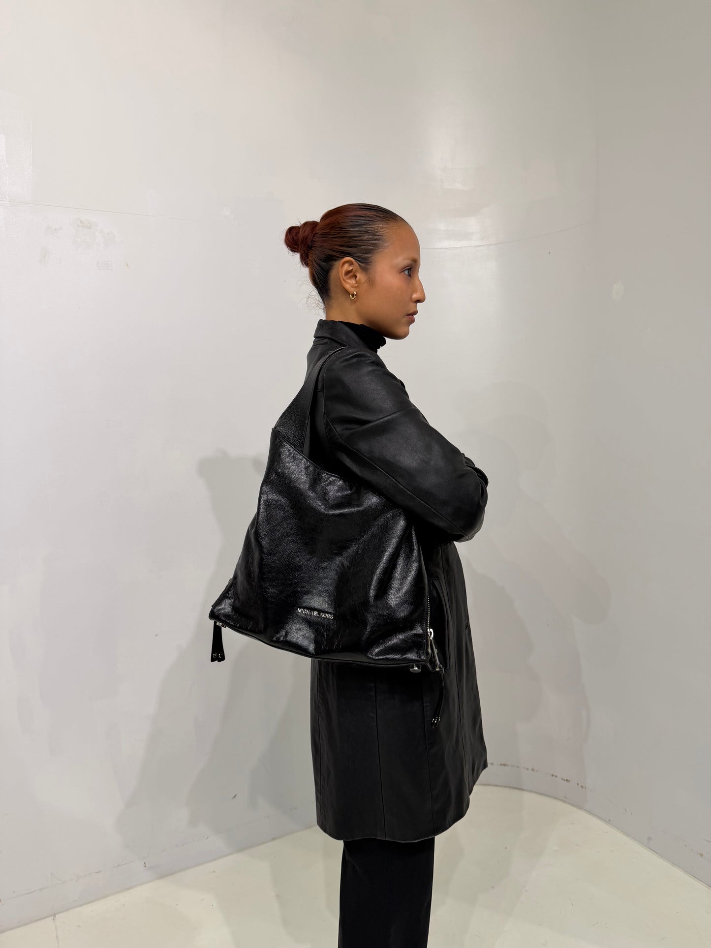Michael Kors black shoulder bag