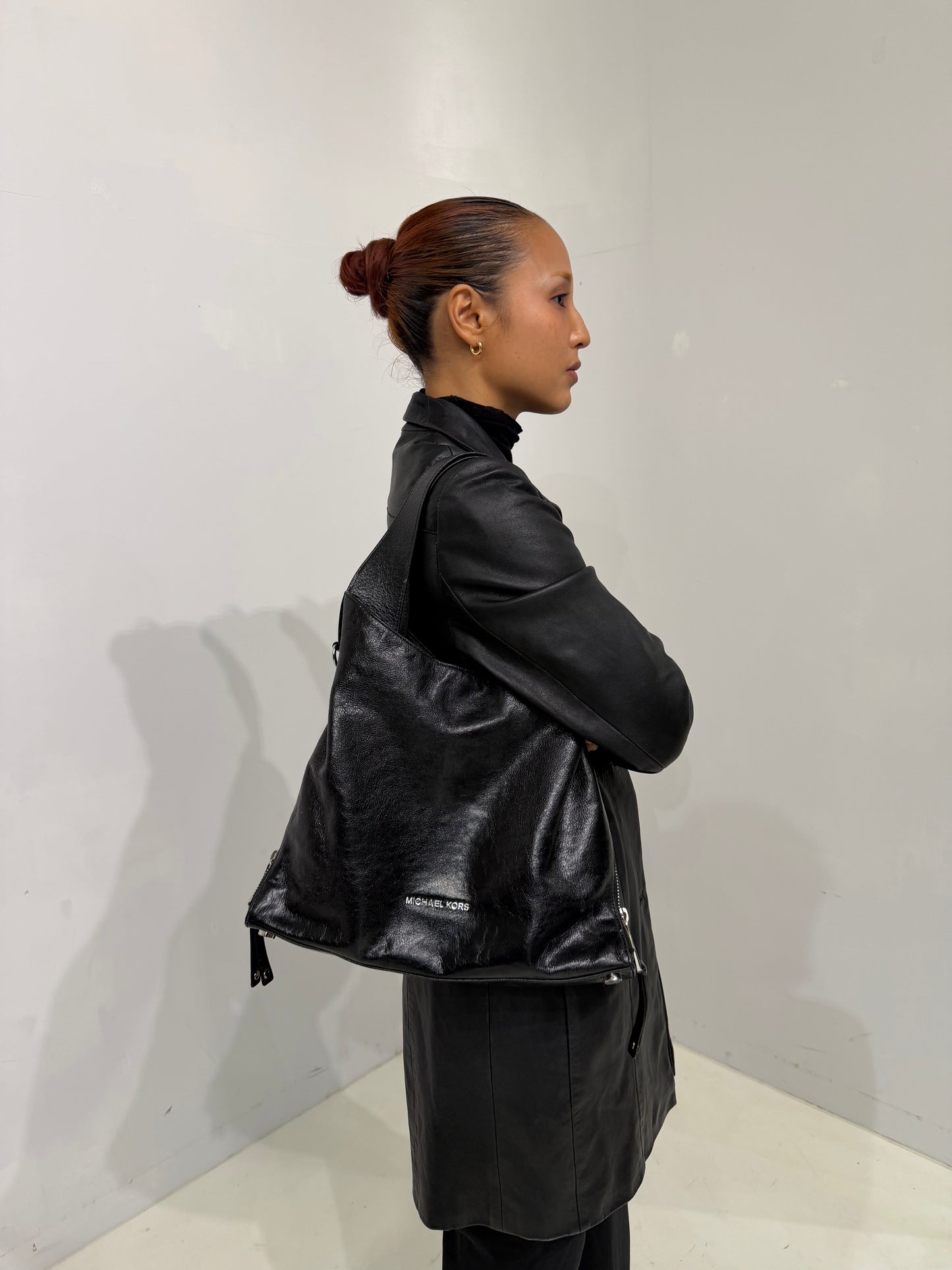 Michael Kors black shoulder bag