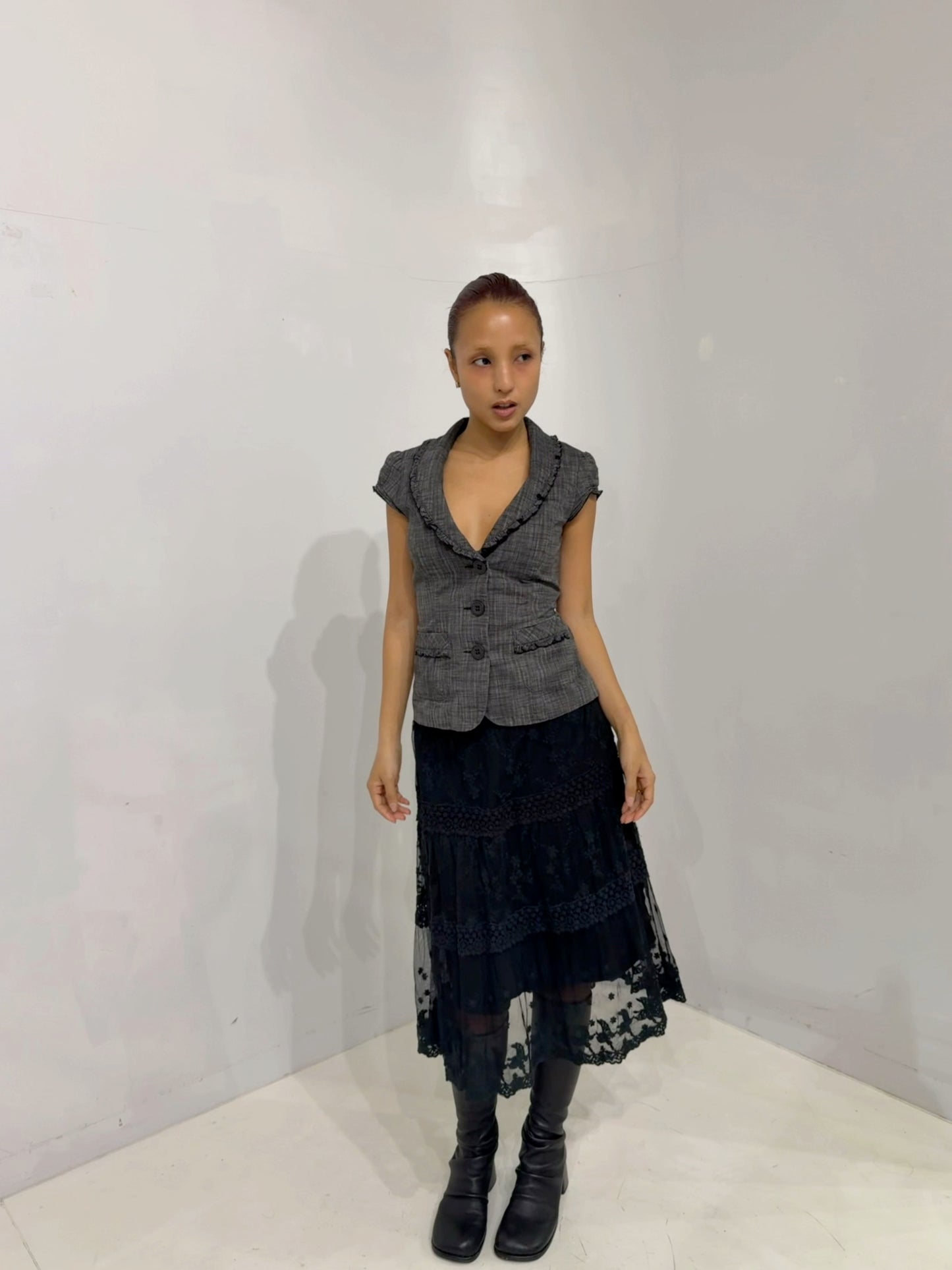 frilled jacket
