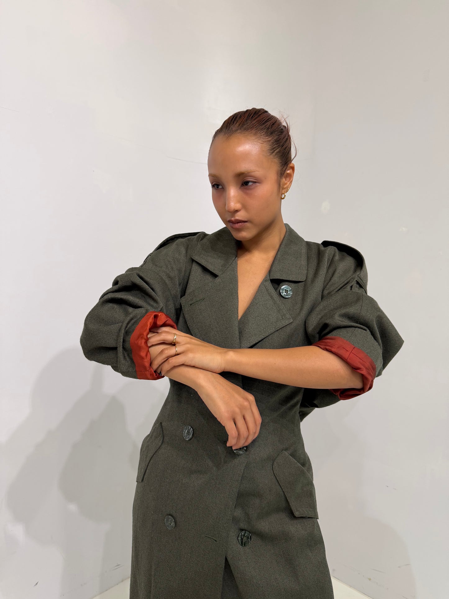 J.Gallery khaki long coat