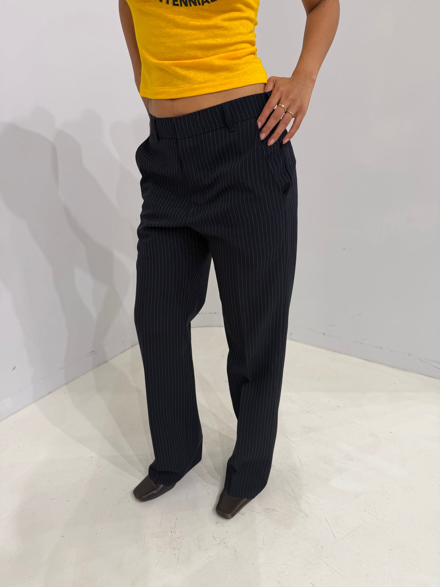 Levi's striped slacks