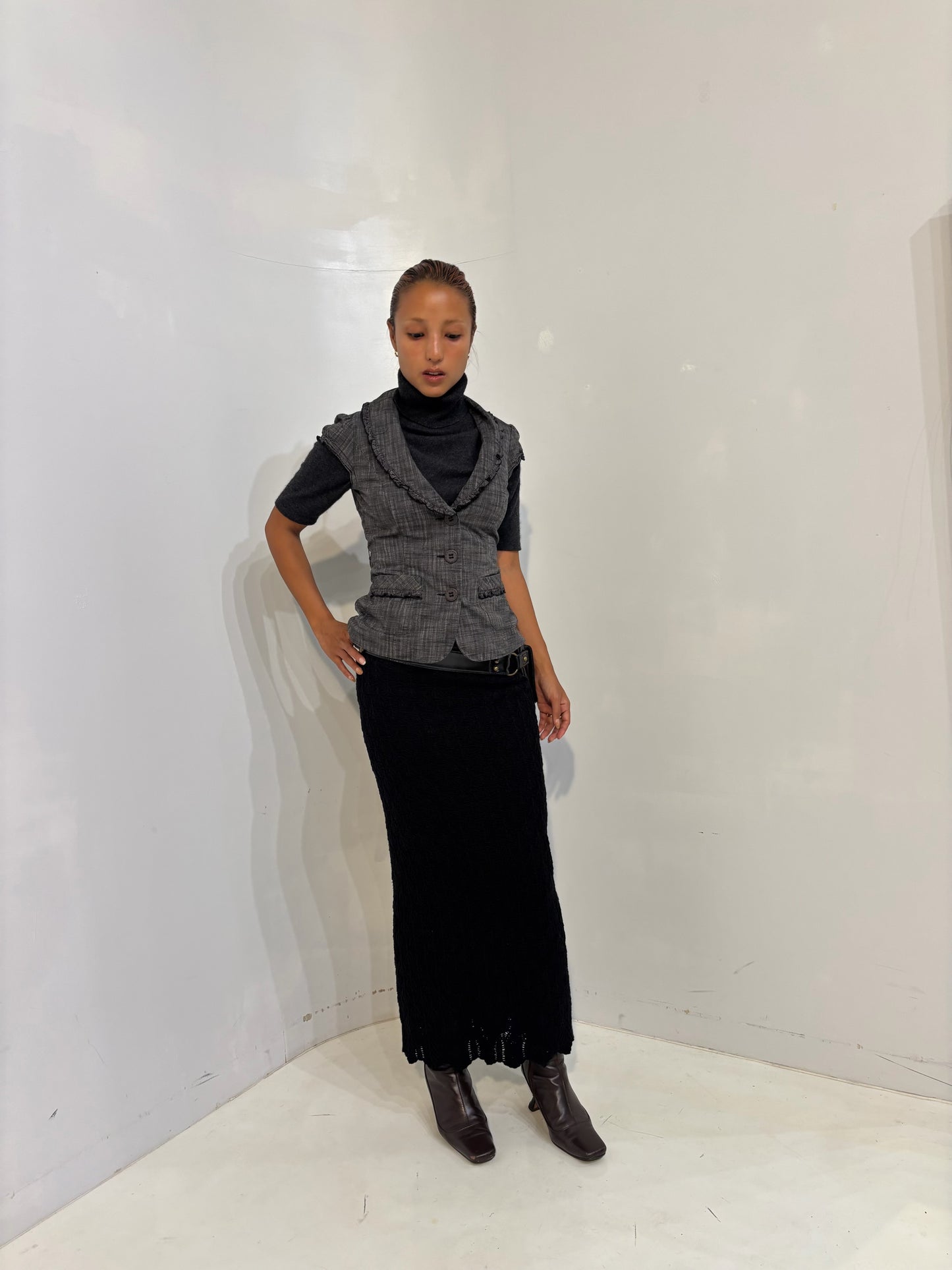 frilled jacket