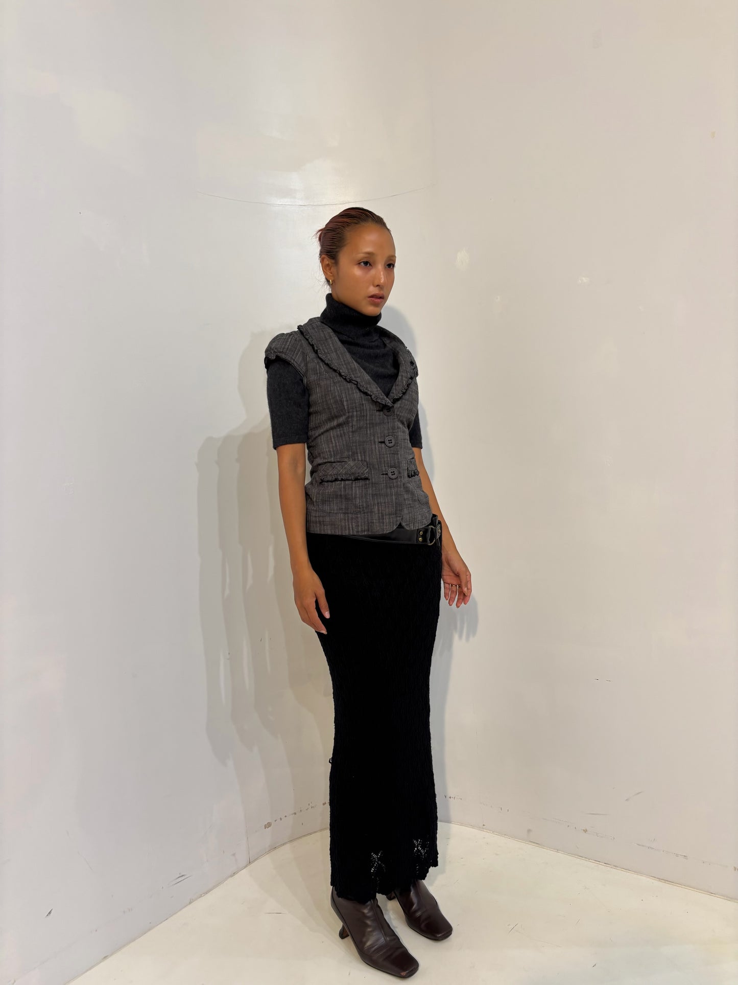 frilled jacket