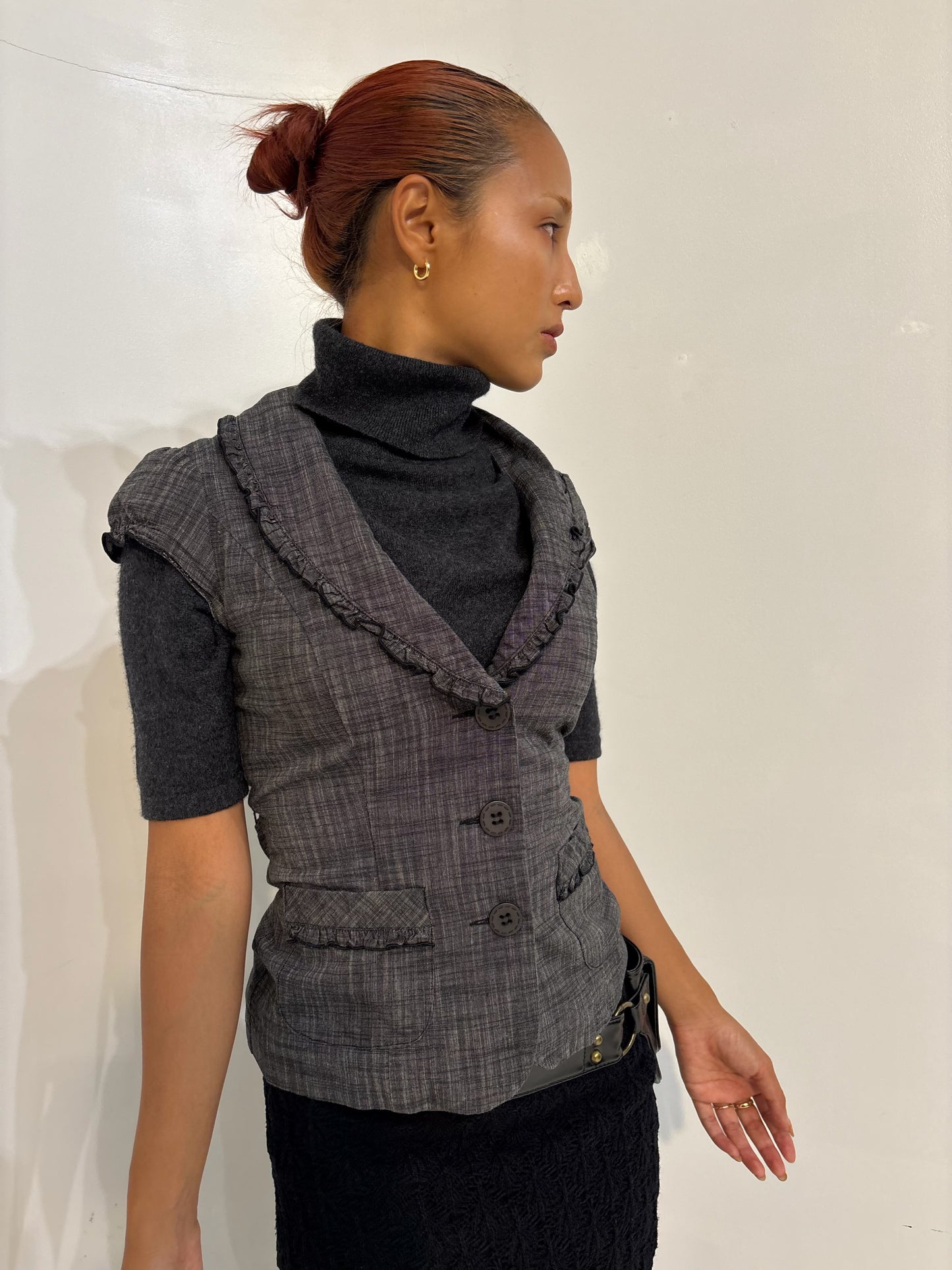 frilled jacket